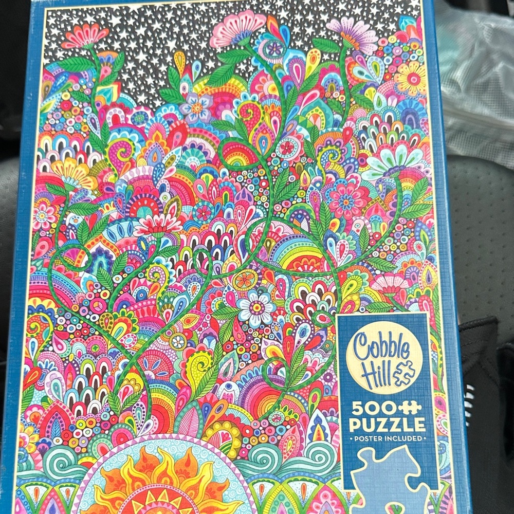 Cobble Hill 500-Piece Floral Fantasy Puzzle - Multicolor